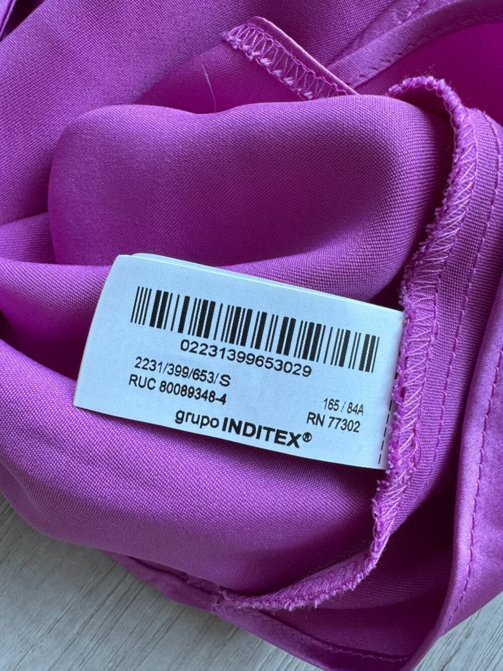 Zara Pink Lilac Satin Halter Open Back Top Size S NWT - Picture 12 of 13